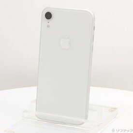 【中古】Apple(アップル) iPhoneXR 64GB ホワイト MT032J／A SIMフリー 【269-ud】