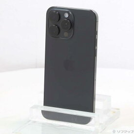 【中古】Apple(アップル) iPhone15 Pro Max 1TB ブラックチタニウム MU6Y3J／A SIMフリー 【262-ud】