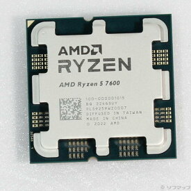【中古】AMD(エーエムディー) 〔展示品〕 Ryzen 5 7600 〔3.8GHz／SOCKET AM5〕 【305-ud】
