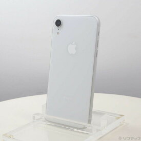 【中古】Apple(アップル) iPhoneXR 64GB ホワイト MT032J／A SIMフリー 【247-ud】
