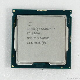 【中古】intel(インテル) Core i7 9700K 〔3.6GHz／LGA 1151〕 【344-ud】