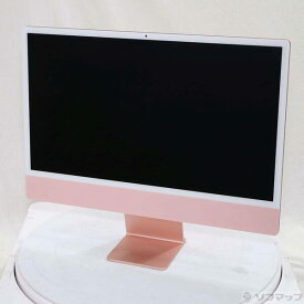 【中古】Apple(アップル) iMac 24-inch Mid 2021 MGPN3J／A Apple M1 8コアCPU_8コアGPU 8GB SSD512GB ピンク 〔13.6 Ventura〕 【262-ud】