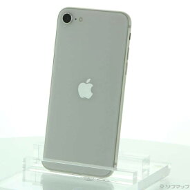 【中古】Apple(アップル) iPhone SE 第3世代 64GB スターライト MMYD3J／A SIMフリー 【276-ud】