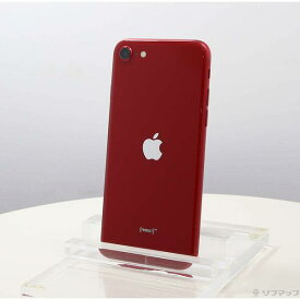 【中古】Apple(アップル) iPhone SE 第3世代 64GB プロダクトレッド MMYE3J／A SIMフリー 【262-ud】