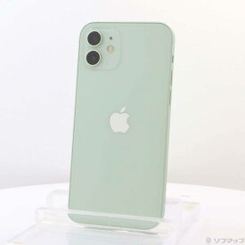 【中古】Apple(アップル) iPhone12 64GB グリーン MGHT3J／A SIMフリー 【381-ud】