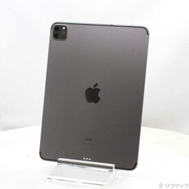 【中古】Apple(アップル) iPad Pro 11インチ 第2世代 128GB スペースグレイ MY2V2J／A SIMフリー 【344-ud】