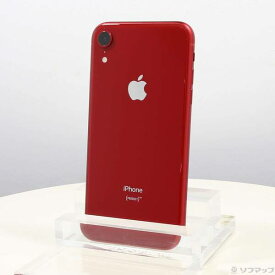 【中古】Apple(アップル) iPhoneXR 64GB プロダクトレッド NT062J／A SIMフリー 【276-ud】