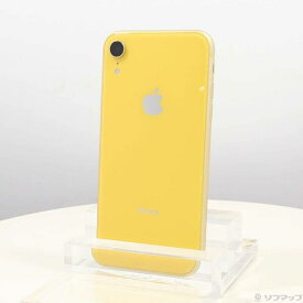 【中古】Apple(アップル) iPhoneXR 64GB イエロー MT082J／A SIMフリー 【305-ud】