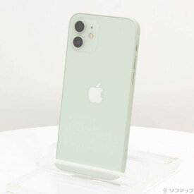 【中古】Apple(アップル) iPhone12 64GB グリーン MGHT3J／A SIMフリー 【305-ud】