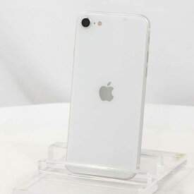 【中古】Apple(アップル) iPhone SE 第2世代 64GB ホワイト MHGQ3J／A SIMフリー 【344-ud】