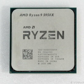 【中古】AMD(エーエムディー) Ryzen 9 5950X 〔3.4GHz／SOCKET AM4〕 【262-ud】
