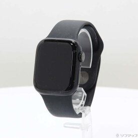【中古】Apple(アップル) Apple Watch Series 8 GPS 41mm ミッドナイトアルミニウムケース ミッドナイトスポーツバンド 【348-ud】