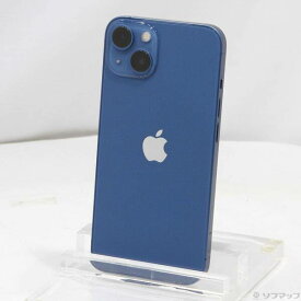 【中古】Apple(アップル) iPhone13 512GB ブルー MLNT3J／A SIMフリー 【258-ud】