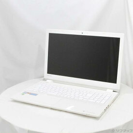 【中古】TOSHIBA(東芝) 格安安心パソコン dynabook T55／AW PT55AWP-BJA2 リュクスホワイト 〔Windows 10〕 【384-ud】