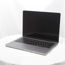 【中古】Apple(アップル) MacBook Pro 14.2-inch Late 2021 MKGP3J／A Apple M1 Pro 8コアCPU_14コアGPU 16GB SSD512GB スペースグレイ 〔12.6 Monterey〕 【349-ud】