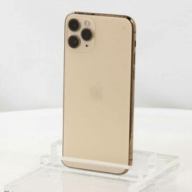 【中古】Apple(アップル) iPhone11 Pro 64GB ゴールド MWC52J／A SIMフリー 【305-ud】