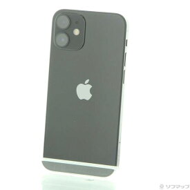 【中古】Apple(アップル) iPhone12 mini 128GB ブラック MGDJ3J／A SIMフリー 【381-ud】