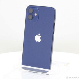 【中古】Apple(アップル) iPhone12 128GB ブルー MGHX3J／A SIMフリー 【381-ud】