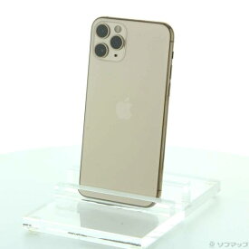 【中古】Apple(アップル) iPhone11 Pro 64GB ゴールド MWC52J／A SIMフリー 【348-ud】