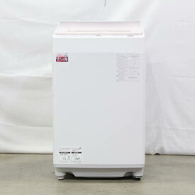 【中古】SHARP(シャープ) 〔展示品〕 全自動洗濯機 ピンク系 ES-GV7H-P ［洗濯7.0kg ／簡易乾燥(送風機能) ／上開き］ 【305-ud】