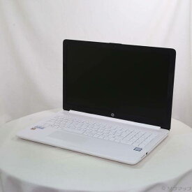 【中古】hp(ヒューレットパッカード) HP 15-da0093TU 4QM63PA-AAAA ピュアホワイト 〔Windows 10〕 【198-ud】