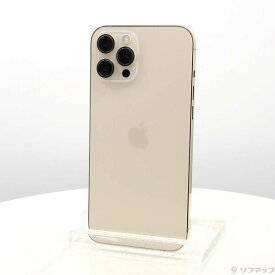 【中古】Apple(アップル) iPhone12 Pro Max 256GB ゴールド MGD13J／A SIMフリー 【198-ud】