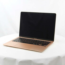 【中古】Apple(アップル) MacBook Air 13.3-inch Late 2020 MGND3J／A Apple M1 8コアCPU_7コアGPU 16GB SSD256GB ゴールド 〔12.6 Monterey〕 【377-ud】