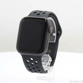 【中古】Apple(アップル) Apple Watch SE 第1世代 Nike GPS + Cellular 44mm スペースグレイアルミニウムケース アンスラサイト／ブラックNikeスポーツバンド 【344-ud】