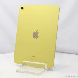 【中古】Apple(アップル) iPad 第10世代 256GB イエロー MPQA3J／A Wi-Fi 【198-ud】