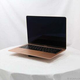 【中古】Apple(アップル) MacBook Air 13.3-inch Late-2018 MREF2J／A Core_i5 1.6GHz 8GB SSD256GB ゴールド 〔10.15 Catalina〕 【258-ud】