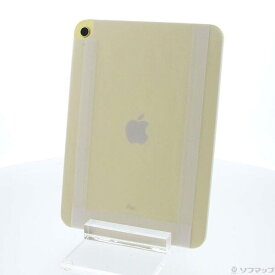 【中古】Apple(アップル) iPad 第10世代 256GB イエロー MPQA3J／A Wi-Fi 【377-ud】