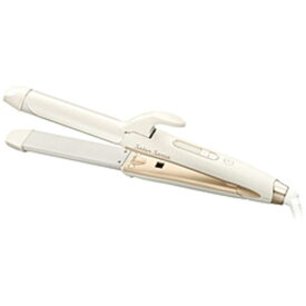 【中古】コイズミ 〔展示品〕 マイナスイオン2WAYアイロン Salon Sense アイボリー KHR-7530／C ［30mm ／交流（コード）式］ 【258-ud】