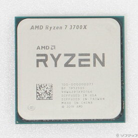 【中古】AMD(エーエムディー) Ryzen 7 3700X 〔3.6GHz／SOCKET AM4〕 【262-ud】