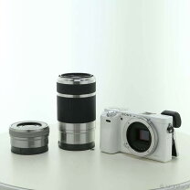 楽天市場】α6000 ilce－6000y ダブルズームレンズキット [ホワイト]の通販
