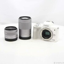 楽天市場】キヤノン eos kiss m・ダブルズームキット ホワイトの通販