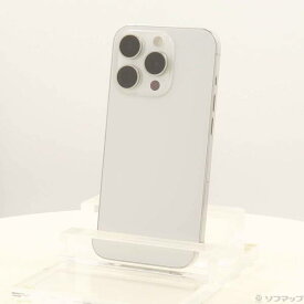 【中古】Apple(アップル) iPhone15 Pro 128GB ホワイトチタニウム MTU83J／A SIMフリー 【348-ud】