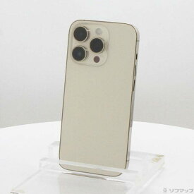 【中古】Apple(アップル) iPhone14 Pro 128GB ゴールド MQ073J／A SIMフリー 【276-ud】