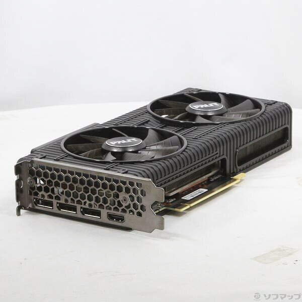 【中古】Palit GeForce RTX 3050 Dual 8GB NE63050019P1-190AD 【262-ud】