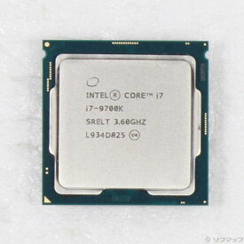 【中古】intel(インテル) Core i7 9700K 〔3.6GHz／LGA 1151〕 【377-ud】