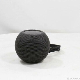 【中古】Apple(アップル) HomePod mini スペースグレイ MY5G2J／A 【198-ud】