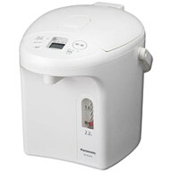 【中古】Panasonic(パナソニック) 〔展示品〕 マイコン沸騰ジャーポット ホワイト NC-BJ225-W ［2.2L ／…