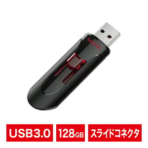 USB�������b128GB�bSanDisk �T���f�B�X�N�bUSB3.0�bCruzer Glide�b�l�R�|�X�֔z������10�_�܂ŁbSDCZ600-128G-G35