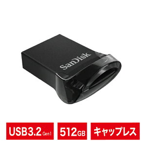 USBb512GBbSanDisk TfBXNbUltra Fit USBbUSB3.2 Gen1b]x400MB/sbt@CbsACOpbP[WibSDCZ430-512G-G46ylR|X֔z3_܂Łz