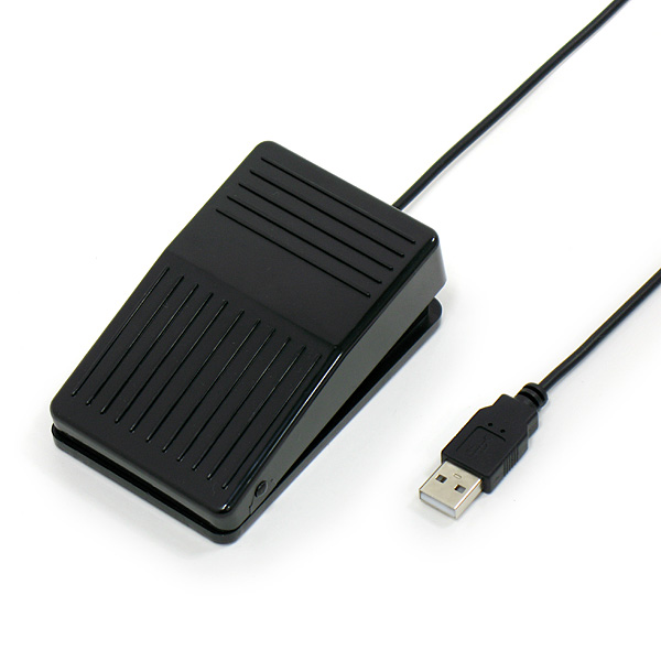 宅配便発送 マウス操作対応 18％OFF 複数台での使用可能 新入荷　流行 ケーブル長さ約1.7m RIFP1BK ブラック ルートアール USBフットペダルスイッチ