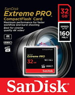 SanDisk サンディスク Extreme Pro CF コンパクトフラッシュ SDCFXPS-032G-X46【ネコポス便配送制限 4枚…