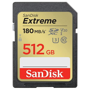 TfBXN SANDISK SDJ[h UHS1 U3 Class10/512GB SDSDXVV-512G-GNCINylR|X֔z3_܂Łz