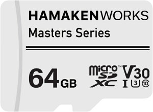 HAMAKEN WORKSin}P[NXjmicroSD 64GB 95MB/s UHS-I U3 microSDXC HW-MSD064GT1ylR|X֔z12܂Łz
