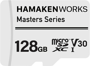 HAMAKEN WORKSin}P[NXjmicroSD 128GB 95MB/s UHS-I U3 microSDXC HW-MSD128GT1ylR|X֔z12܂Łz