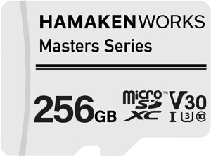 HAMAKEN WORKSin}P[NXjmicroSD 256GB 95MB/s UHS-I U3 microSDXC HW-MSD256GT1ylR|X֔z9܂Łz