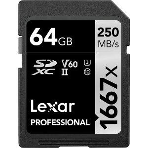 ���L�T�[ Lexar Professional 1667x SDXC UHS-II�J�[�h 64GB�@LSD64GCBJP1667�y�l�R�|�X�֔z������1�_�܂Łz